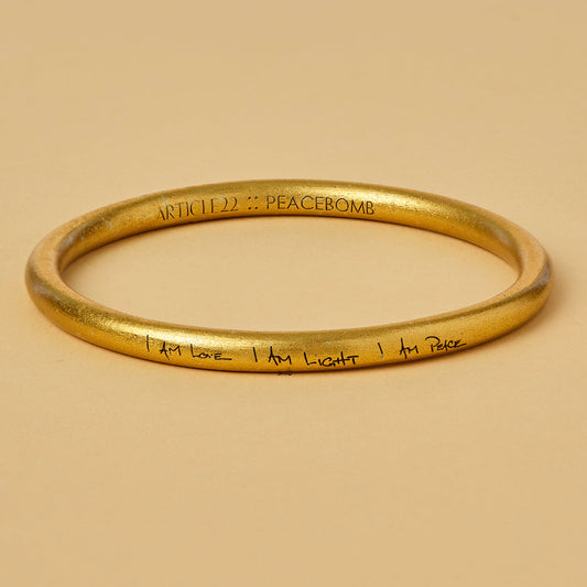 I AM LOVE, I AM LIGHT, I AM PEACE BANGLE