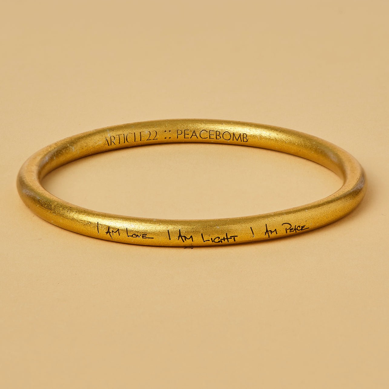 I AM LOVE, I AM LIGHT, I AM PEACE BANGLE