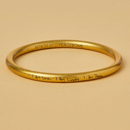 I AM LOVE, I AM LIGHT, I AM PEACE BANGLE