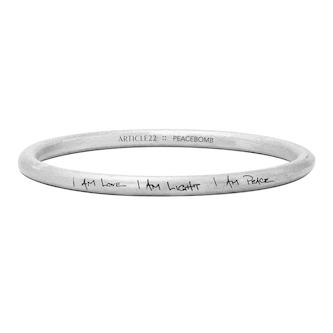 I AM LOVE, I AM LIGHT, I AM PEACE BANGLE